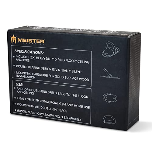 Meister Double-End Speed Bag D-Ring Anchors
