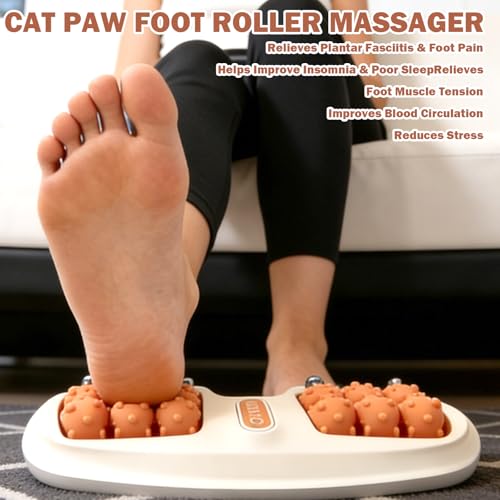 Foot Massager Roller,Foot Massage Roller,Foot Roller Massager Plantar Fasciitis For Pain Relief, Stress Relief And Improved Circulation, Portable Reflexology Tool For Home And Office Use(orange)