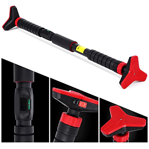 Adjustable Pull Up Bar for Doorway, No Screw Chin Up Bar Max Load 440 Lbs, Strength Training Bars with Level Meter, Adjustable Width 27.6”-42” for Home Gym & Office