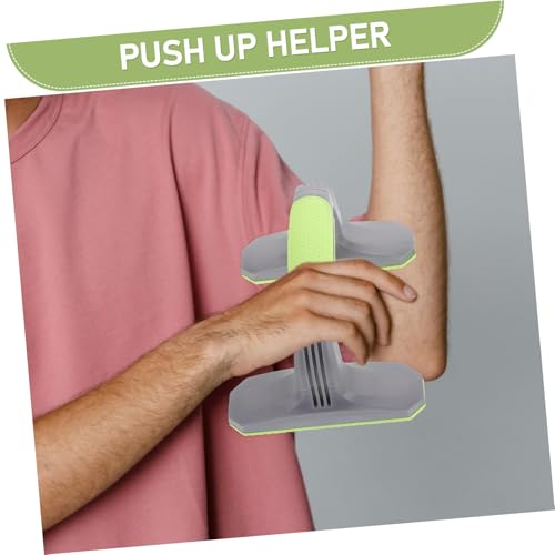 YARNOW Pushup Stands for Home Workout Equipment Non Slip Handles for Strength Training Safe and Reliable Grip - color: Green