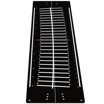 Golf Putting Mats Practice Indoor 30 x 8.27 Inch Golf Putting Practice Training Aid Alignment Track Green Mat Exercise Putter Training Supplies - color: Black