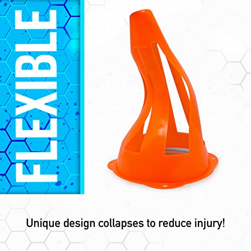 FRANKLIN SPORTS INDUSTRY 4PK 10'Flex Marker Cone SOCCER ACCESSORIES - style: Cone