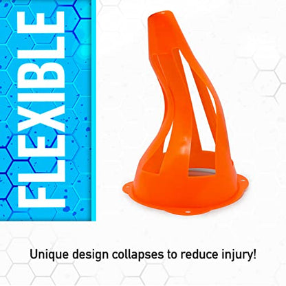 FRANKLIN SPORTS INDUSTRY 4PK 10'Flex Marker Cone SOCCER ACCESSORIES - style: Cone