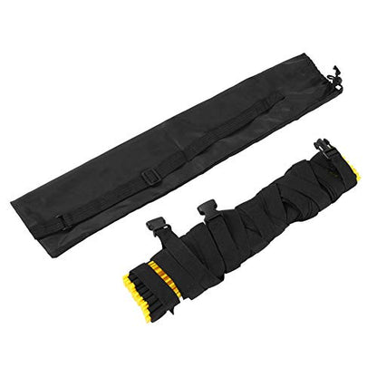 Agility Ladder Speed Training Ladder Footwork, with Adjustable Flat Rungs Nylon Strap and Ground Nails for Soccer Football Fitness Speed Training - color: 4 Meters and 8 Rung