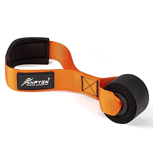 HPYGN Door Anchor for Resistance Bands, Home-Gym Workout Exercise Attachment for Yoga Strap, Physical Therapy and Closed Loop Bands, Heavy Duty System - color: Orange