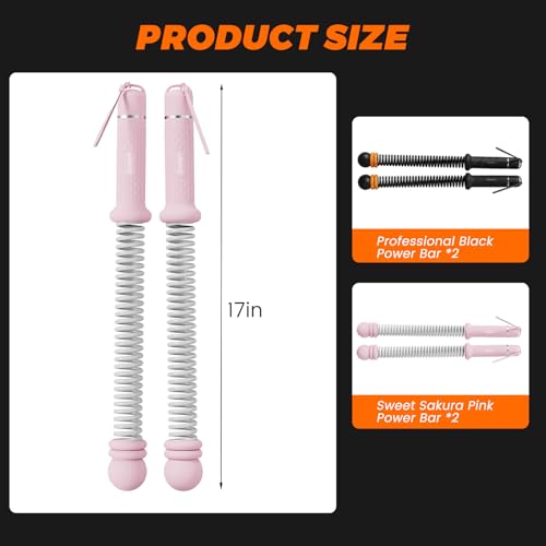 4Pack Adjustable Ropeless Battle Ropes Set, Portable Battle Ropes, Cordless Battle Training for Home, Suitable for Aerobic Exercise and Muscle Training for Both Men and Women