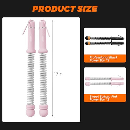 4Pack Adjustable Ropeless Battle Ropes Set, Portable Battle Ropes, Cordless Battle Training for Home, Suitable for Aerobic Exercise and Muscle Training for Both Men and Women