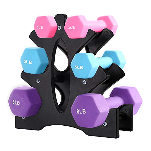 1 Pack Dumbbell Rack Stand, 3 Tier Dumbbell Bracket