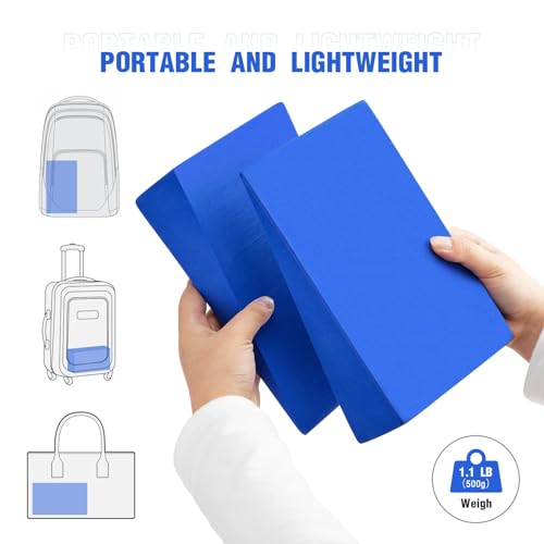 Foam Wedge Slant Board, 2-pcs Update Calf Stretcher, Squat Wedges for Yoga, Foot Rehabilitation and Stretching, and Physical Therapy