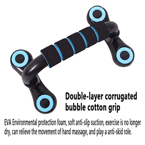 S Shape Push-up Stand Aluminium Alloy Home Fitness Chest Training Equipment
