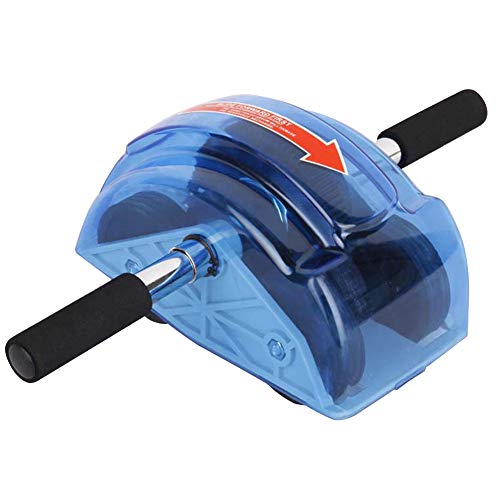 Ab Roller for Abs Workout Abdominal Exercise Rollers, Abdominal Roller 4 Wheels Muscle Exerciser Fitness Training Rollers, for Men Women Gym Exercise Fitness