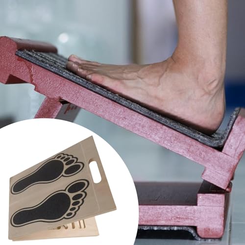Slant Board Calf Stretcher Ankle and Foot Incline Board Wood Anti Slip Surface Squat Wedge for Home Gym