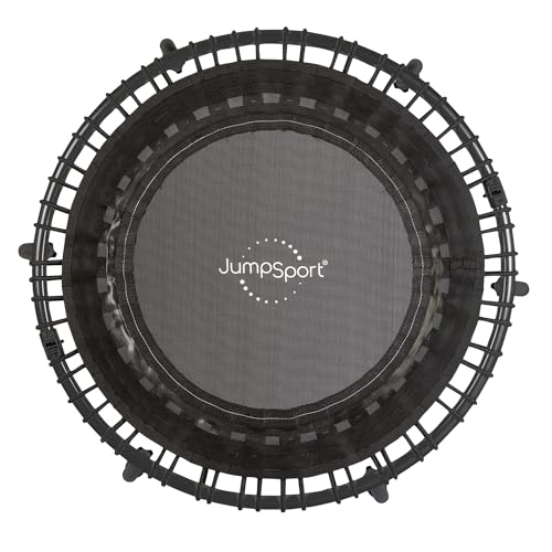 JumpSport 39" Premium Fitness Trampoline Exercise Rebounder 30 Adjustable Bungees 275 lb Wt. Rating - style: JumpSport 350f