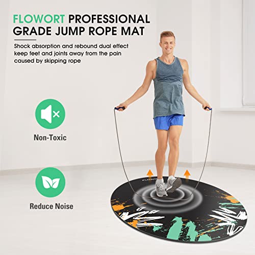 48"x36" (5mm) Jump Rope Mat - color: Green
