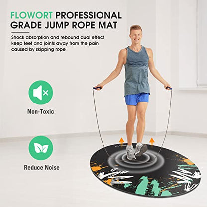 48"x36" (5mm) Jump Rope Mat - color: Green