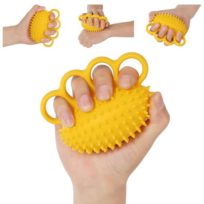 Fanwer Hand Exercise Stress Ball - Grip Strength Trainer, Hand Strengthener for Physical Therapy, Finger Strengthener, Squeeze Ball for Rehabilitation & Hand Massage, for Adults, Seniors & Disabled