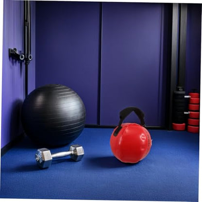 UKCOCO Weighted Training Sandbag 30x30cm Red – Portable Sandbag for Home Strength Training, Workout Kettlebell Alternative with Handle
