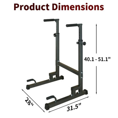 Power Tower Pull Up Bar Station Workout Dip Station for Home Gym Strength Training Fitness Equipment