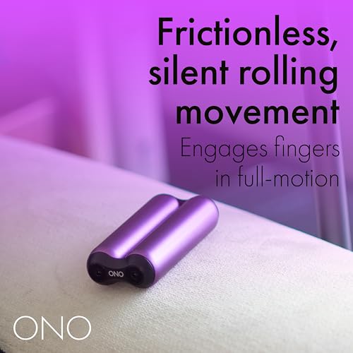 ONO Roller - Handheld Fidget Toy for Adults | Help Relieve Stress, Anxiety, Tension | Promotes Focus, Clarity | Compact, Portable Design (Purple, Junior Size - Aluminum) - size: Junior Size, style: Aluminum - Purple
