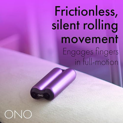 ONO Roller - Handheld Fidget Toy for Adults | Help Relieve Stress, Anxiety, Tension | Promotes Focus, Clarity | Compact, Portable Design (Purple, Junior Size - Aluminum) - size: Junior Size, style: Aluminum - Purple