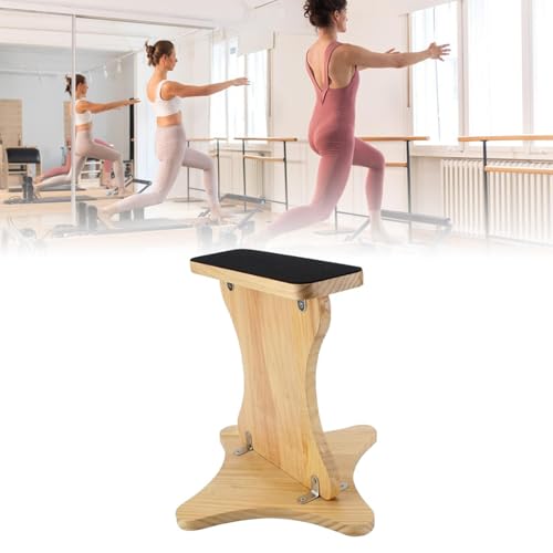 Cheerleading Balance Trainer, Wooden Cheer Flyer Stand Accessory, Versatile Athletic Balance Board, Improve Balance Flexibility Trainer for Sports Home Gym Flexibility Core Strength