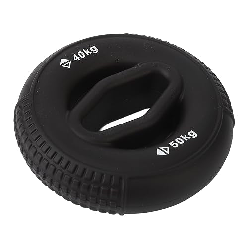 Sonew Hand Grip Strengthener, 40 to 50KG Silicone Grip Trainer Anti Slip Strength Training Ring for Finger and Forearm Exercise Grip Trainer for Rock Climbing