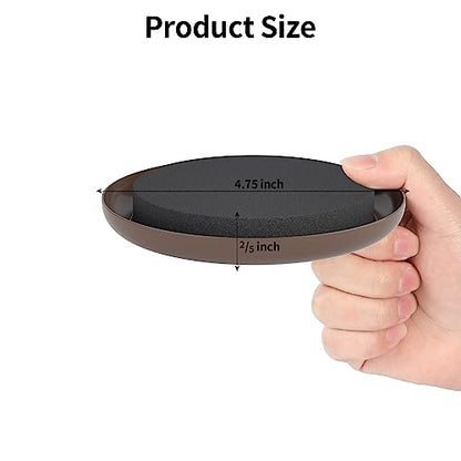 Furniture Sliders - 8 pcs-4 3/4” Round Furniture Sliders for Carpet Furniture Pads Hardwoods Floors, Heavy Duty Furniture Movers Sliders, Reusable Furniture Moving Pads, Carpet Protectors - size: 8pcs Brown 4.75"