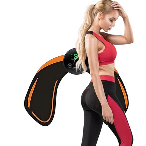 CHENAN Buttocks Training Belt, Booty Shaper and Trainer for Home and Gym, Leg Resistance Trainer, Reduces Belly Fat, Orange