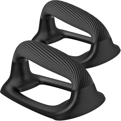 Push Up Bar Push Up Bars 2pcs Pushup Stands With Thickened Soft Plastic Handle, Stable and Non-Slip Base, Handles for Floor - color: Black