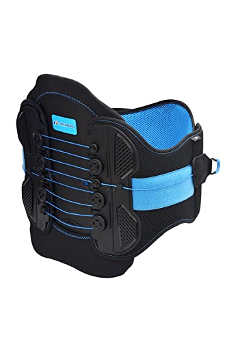 LSO Back Brace with Maximum Decompression Plate & Adjustable Arch Back Support,Dual Pulley System Lumbar Support Belt for Herniated Disc,Spine Stenosis,Sciatica,Scoliosis(S/M fit belly 23.5"-33.75")