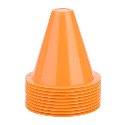 Alomejor Agility Cones, Soccer Training Cones Lightweight Portable for Football Soccer Practice Drills
