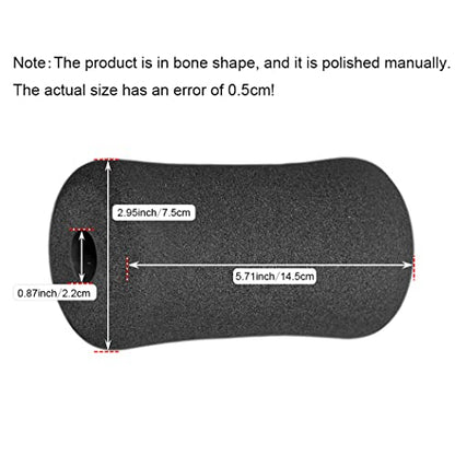 Foam Foot Pads Rollers Two Pair for Home Gym Exercise Machines Equipments Replacements with 1 Inch(2.5cm) Rod (Foam 5.71" X 2.95" Od X 0.87" Id) - color: Foam 5.71" X 2.95" Od X 0.87" Id