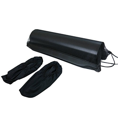 American Lifetime Slide Board - Workout Board for Fitness Training and Therapy with Shoe Booties and Carrying Bag Included
