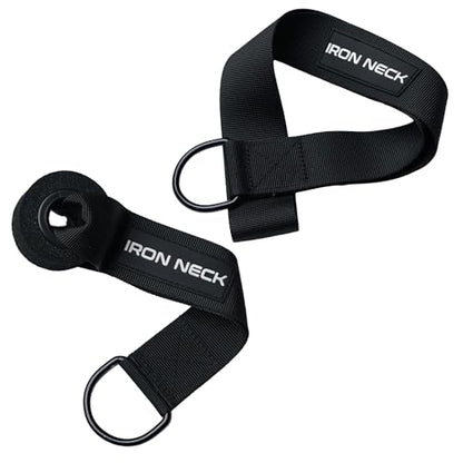 Iron Neck Resistance Band Anchor Bundle – Padded Door Anchor with Lock & EZ Cinch Band Anchor for Home Gym, Neck Trainer & Full-Body Workouts (Men & Women)