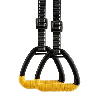 Gymnastics Rings with Straps Strength Training Equipment Pull Up Fitness Trapeze Rod Pull Up Gym Hoop Home Exercise