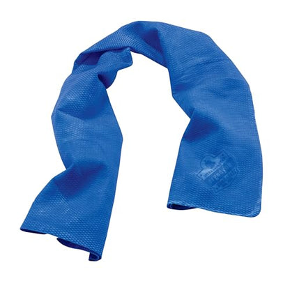 Ergodyne Chill-Its 6602 Evaporative Cooling Towel, Blue 13 inches x 29.5 inches - color: Blue