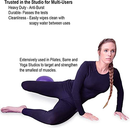 Balego® Pilates Mini Ball, Purple, 9 Inch