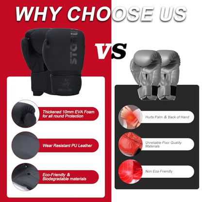 Boxing Gloves for Men Women, Sparring Training Punching MMA Kickboxing Boxing Gloves, Heavy Bag Workout Gloves for Boxing, Kickboxing, Muay Thai, MMA