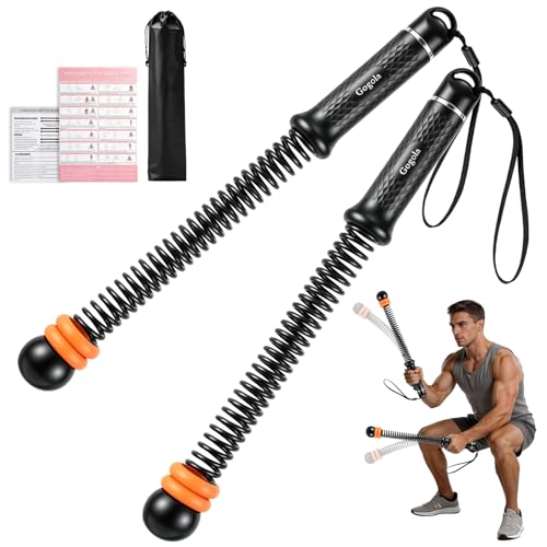 Cordless Battle Rope, Adjustable Weights Ropeless Battle Ropes for Home Gym, Portable Silent Battle Rope Sticks with Storage Bag & Training Poster, Perfect for HIIT & Strength Training (Black) - color: Black