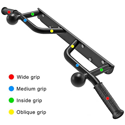 Kipika Heavy Duty Wall Mounted Doorway Pull Up Bar, Multifunctional Chin Up Bar, Portable Fitness Door Bar, Body Workout Home Gym System