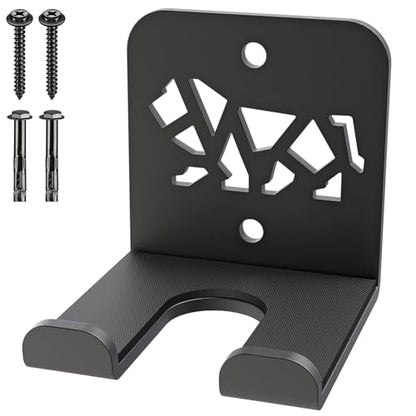 Kipika Versatile Wall Mounted Barbell Holder with Hooks Storage Rack for Barbell Bars Holds Under 33mm Bar Size and Fitness Accessories Space-Efficient Gym Organization for Home & Commercial Use