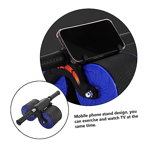 1Set Professional Abdominal Muscle Wheel Roller Mute Fitness Equipment for Home Workouts Durable and Portable Ab Wheel for Targeted Stomach Training for Beginners