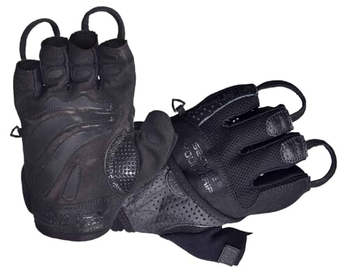 Gym Gloves Protect Your Hands & Improve Your Grip Weightlifting Grips - color: Black, size: Small