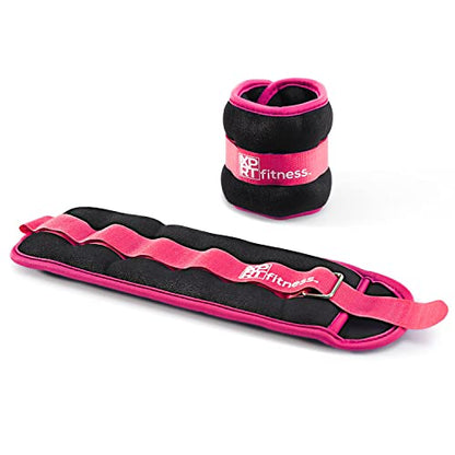 Adjustable Ankle Weights for Women & Men - 2-10 lb Leg Weight Straps for Walking, Running, Home Workout, Strength Training
