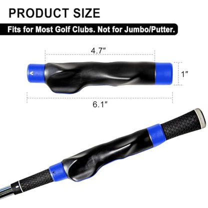 Golf Grip Trainer Right Hand, Grip Trainer Golf Club, Correct Hand Position - color: blue