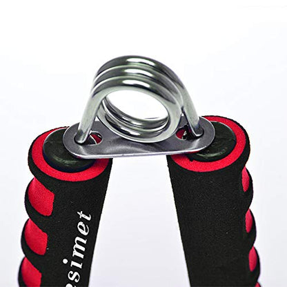 Hand Grip Strengthener Set, Forearm Exerciser, Finger Exercise Gripper, Grip Strength Trainer, hand Trainer-Soft Foam Hand Exerciser for Quickly Increasing Forearm and Hand Grips,2 Pack - color: Red