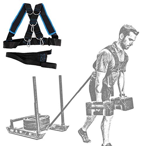 Harness Band, Sled Harness for Pulling Fitness Speed Strength Training Sled Shoulder Harness Band Belt Sports Equipment