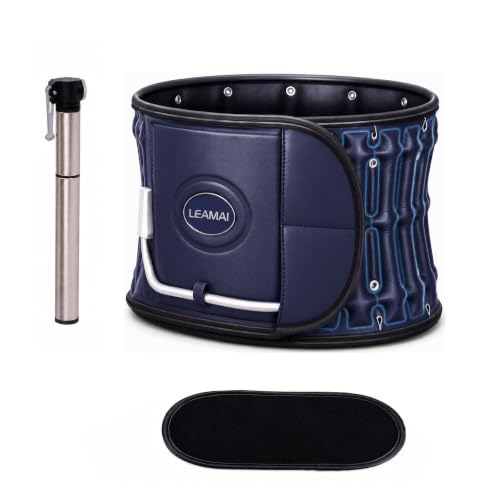 Decompression Belt, Inflated Back Brace for Lower Back Pain | Blue