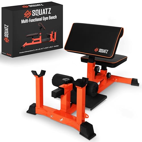 Squat Machine, Foldable Squatting Bench for Home Office Gym Workout Station and Leg Press Exercise, Designed to Train Abs, Thighs, and Glutes, Multifunctional Equipment for Fitness and Training