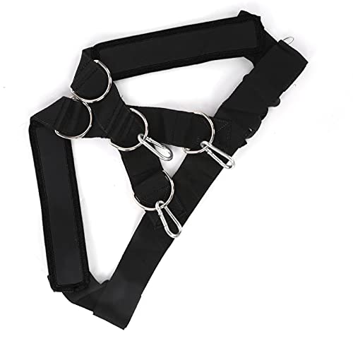 Weight Bearing Shoulder Strap Pulling Sled Harness Vest, Resistance Training Harness with Adjustable Pulling Strap for Tire Drag, Core and Leg Strength Workout
